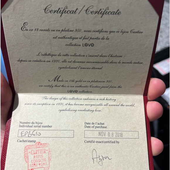 CARTIER LOVE RING - Picture 3 of 3